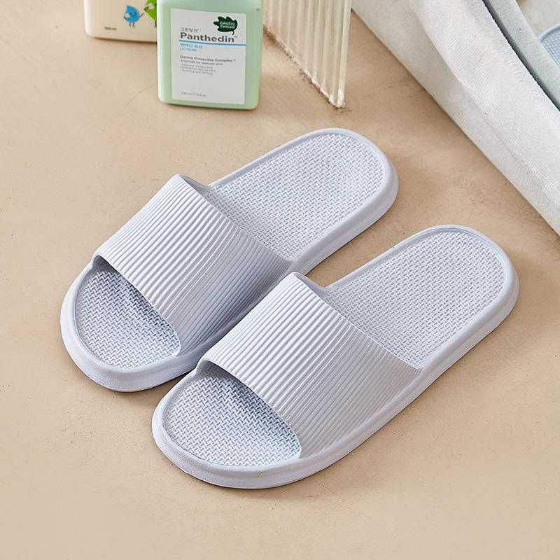 slippers men's summer indoor home home thick-bottomed bathroom bath non-slip couple cool slippers