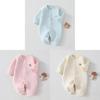 Baby Winter Three Layer Snowsuit With Cotton Padding For Newborns And Infants