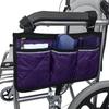 Wheelchair Side Bag With Cup Holder Portable Armrest Storage Pouch For Walker Rollator And Electric Scooter Wheelchairs