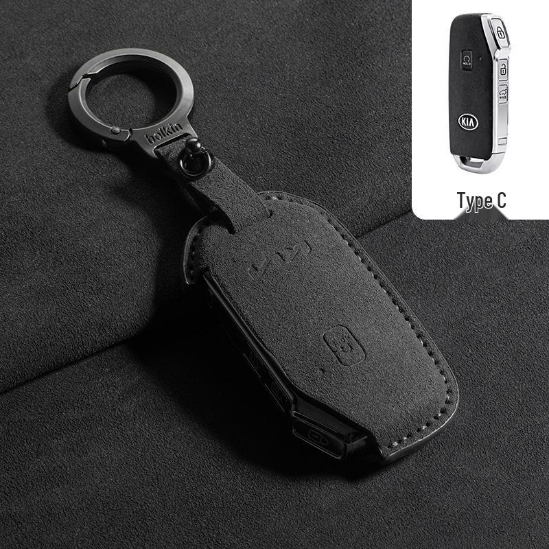 2024 KIA High-End Suede Car Key Case