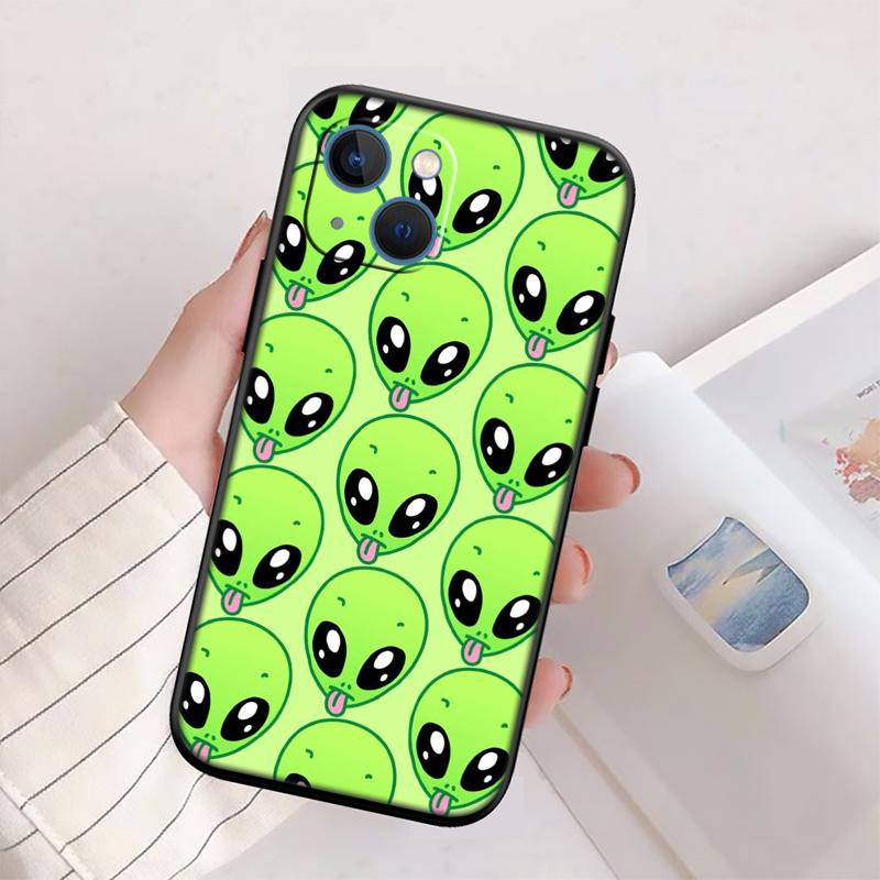 BH46 Trippy Tie Dye Peace Alien New High-End Shell Phone Case for Redmi Note 8 9 Pro Max 9S 9T 9C NFC 8T 8A 10A A4