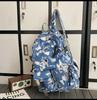 School bag large capacity multi-compartment tide cool junior high school students design sense versatile personality graffiti back