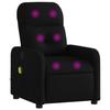 VidaXL Reclining Massage Armchair, Chair with Footrest, Seat with Backrest and Armrests Living Room, Modern, 374208