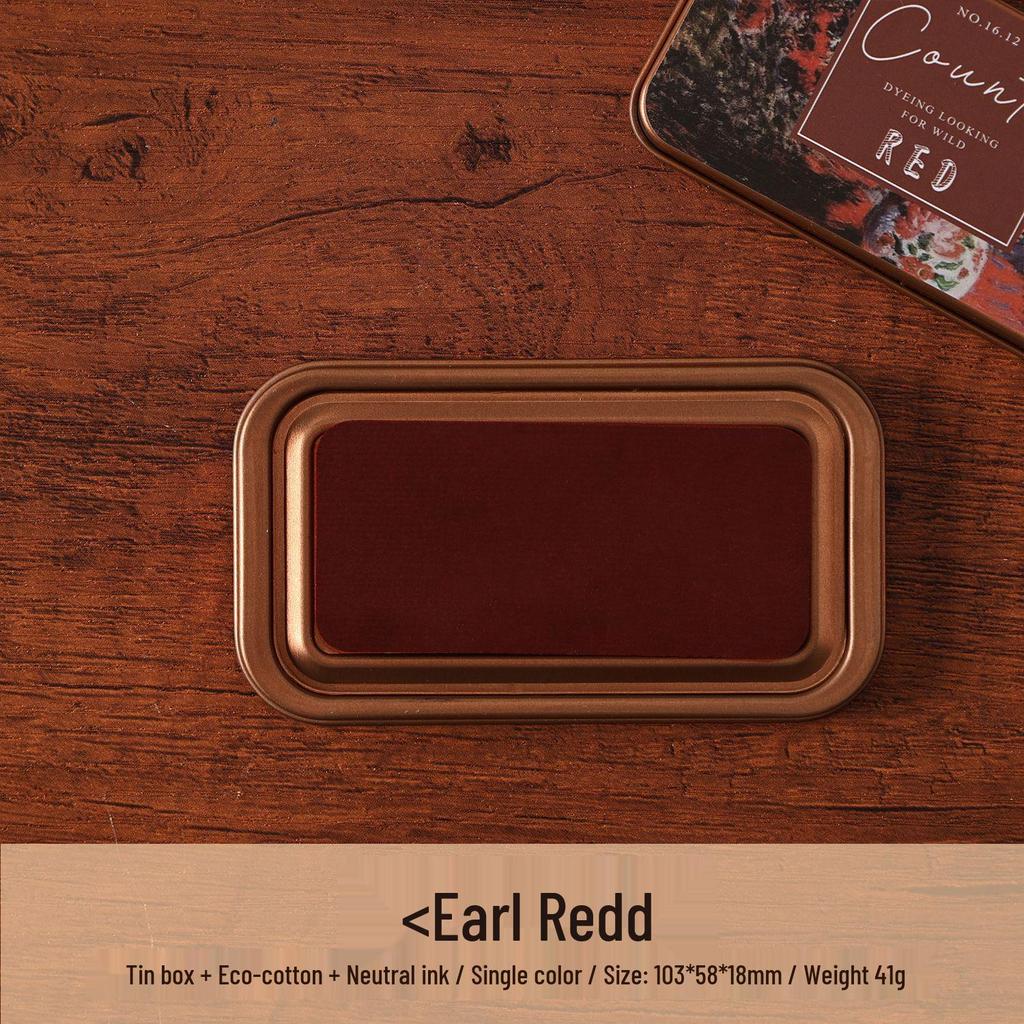 Tie-dye Wilderness Eco-Cotton Journal Ink Pad - Neutral Oil-Based Iron Box Ink Pad