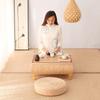 Japanese Style Rattan Side Table Storage Bedside Small Square Coffee Table Balcony Living Room Salon Tea Table