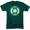 Green Lantern Lantern Logo T Shirt Mens Licensed DC Comic Tee Hunter Green
