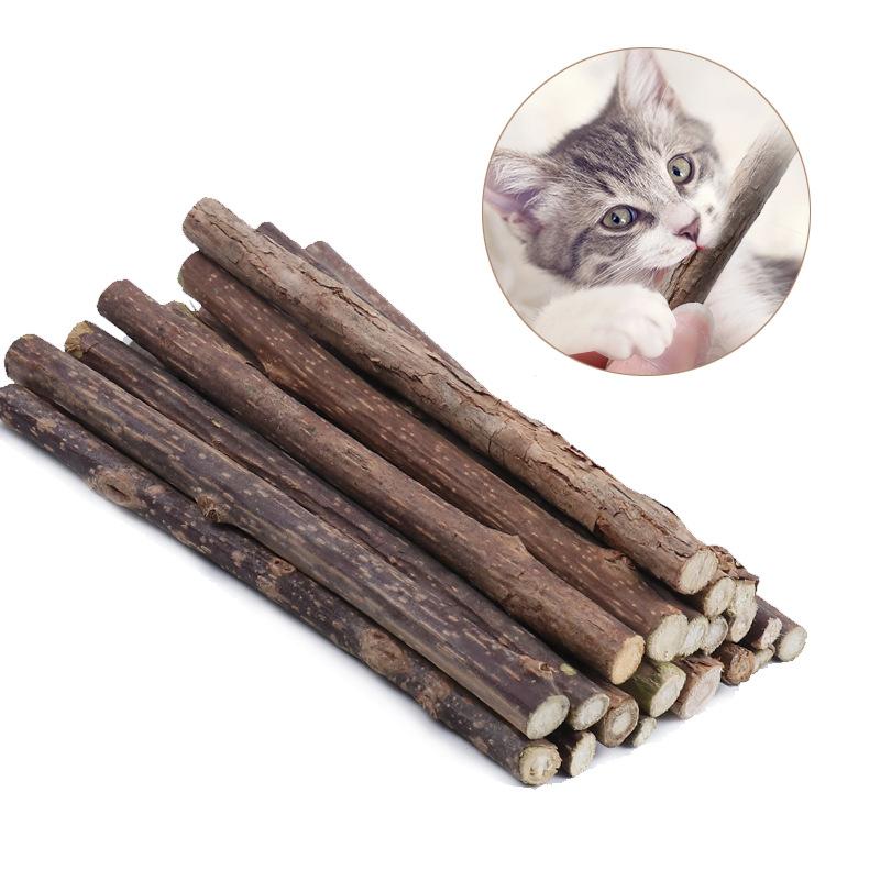Nip Cat Sticks Dried Natural Silvervine Dental Chew Toy Teeth Clean Toothbrush