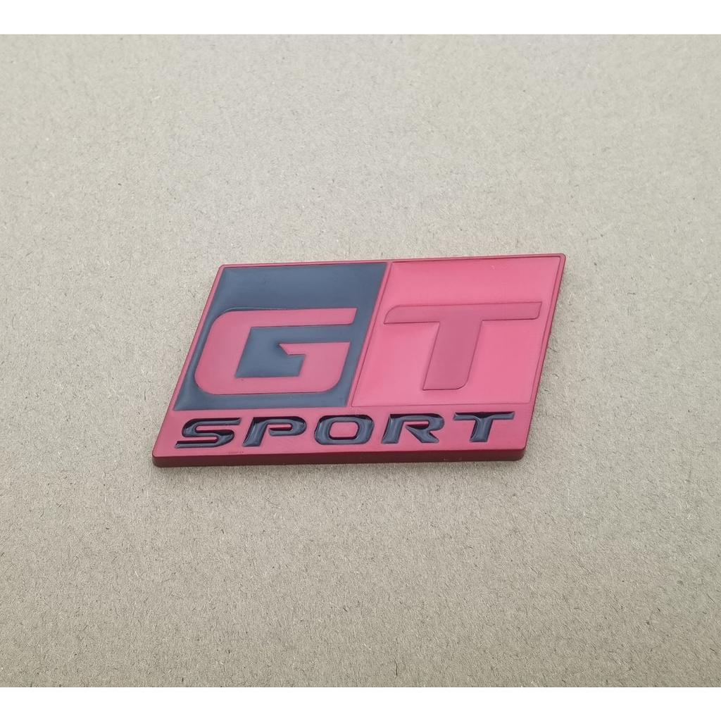 1Pc 3D Metal GT SPORT Logo, Car Front Grille Badge, Car Sider Fender/Car Rear Trunk Emblem Badge Sticker