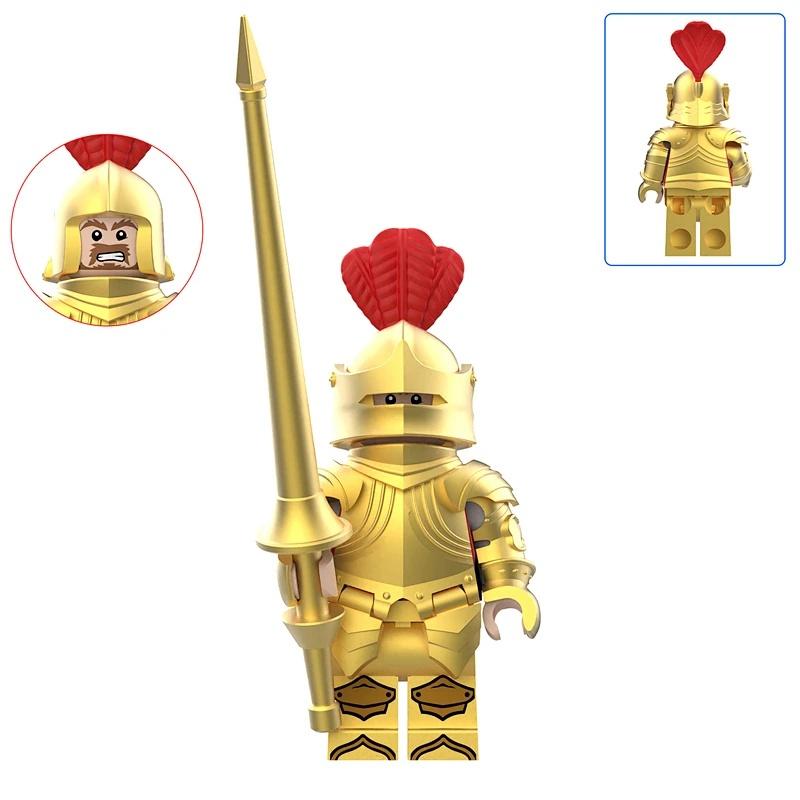 Medieval Knight Soldier Armor Assembly Building Blocks Minifigure Toys
