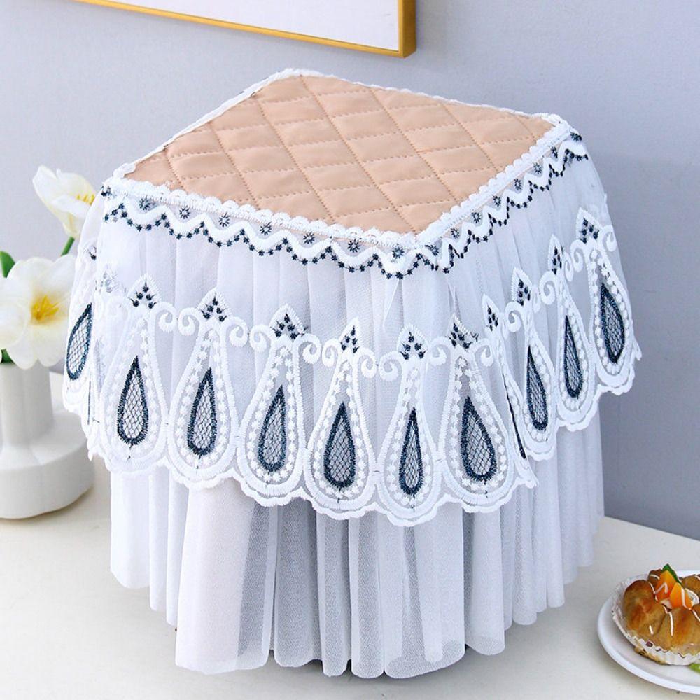 Pastoral Style Rice Cooker Cover Lace Cooker Protector Delicate Air Fryer Dust Cover  Home Kitchen