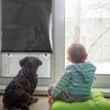 Sunshade Suction Cup Curtains For Balcony Bedroom Glass Doors Portable Blackout Window Shades Easy Installation Adjustable