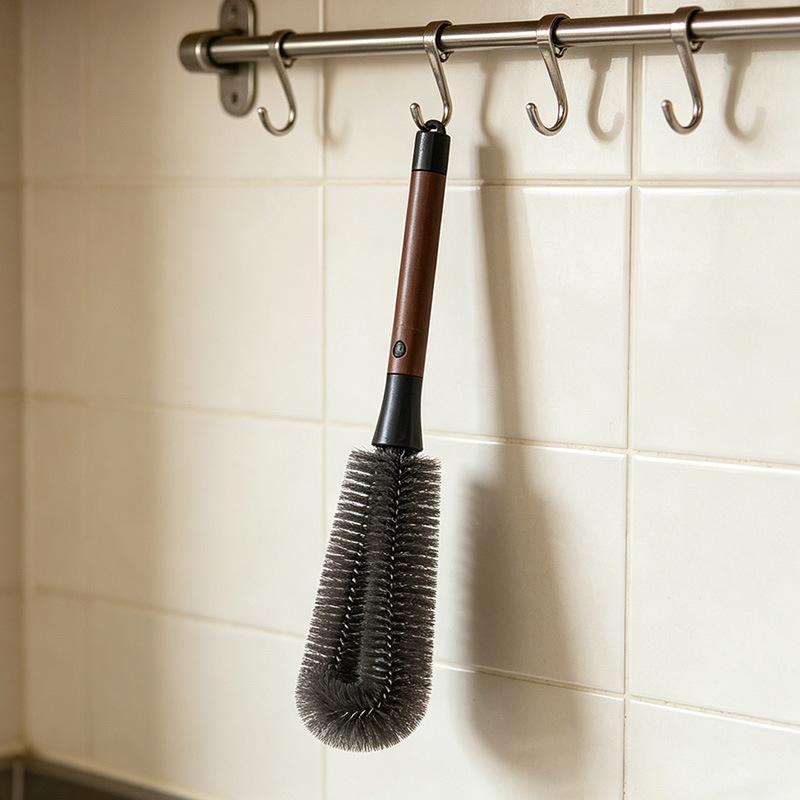 Two-in-one Bottle Mouth Brush, Long Handle, Detachable Gap Brush, Multi-functional Cleaning Cup Brush, Blender Cleaning Brush