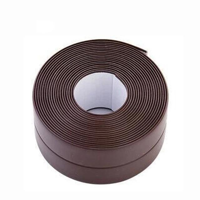 

Bathroom Stickers Shower Sink Bath Sealing Strip Tape White PVC Self adhesive Waterproof Wall Sticker for Bathroom Kitchen 1m кавовий