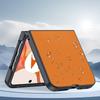 For Motorola Razr 50 5G Case Ultra Thin Leather Coated Hard PC Folding Phone Cover