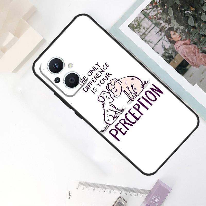 Vegan Inspiration Case For OPPO Reno 11F 4Z 5Z 8T 10 Pro 4 6 7 8 5 Lite OPPO Find X6 Pro X2 X3 X5 Lite Cover