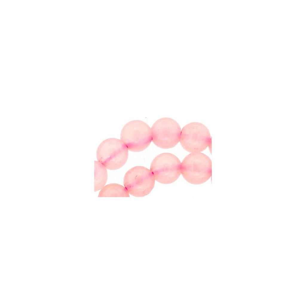 Strand of 60 Round Beads 6mm 6 Mm In Rose Quartz