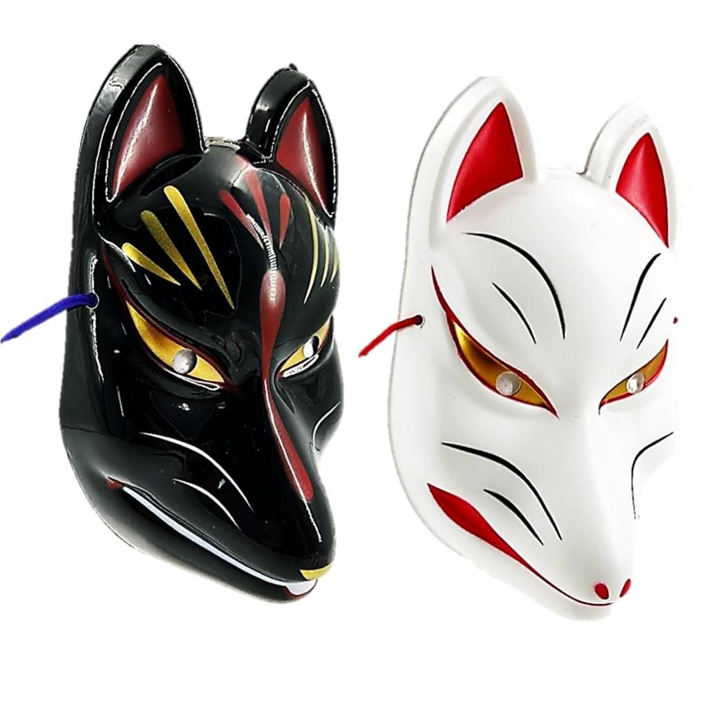 [ST TS] Fox Mask, Fox Dance Mask, Cosplay, Summer Festival, Halloween, Fox, Fox Mask, Fox Mask, Headgear, Festival, School Festival, Fox (2)