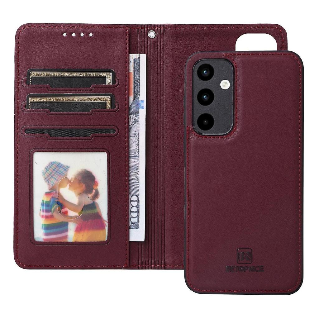Betopnice 005 For Samsung Galaxy A35 5G Pu Leather Phone Cover Detachable Magnetic Wallet Case