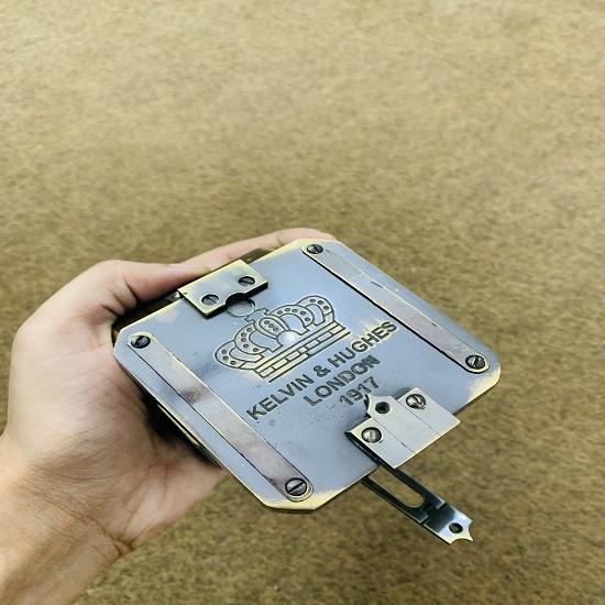 Kelvin Hughes 1917 Brunton Compass Solid Brass Compass Marine Mirror Compass Nautical Ship Vintage Compass