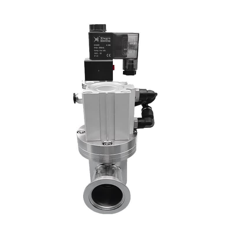 Right-angle Pneumatic Baffle Valve