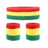 1 Set Fitness Men/Women Headband +Wristbands Sport Wristbands Wrist Support Towel Sweat Bands