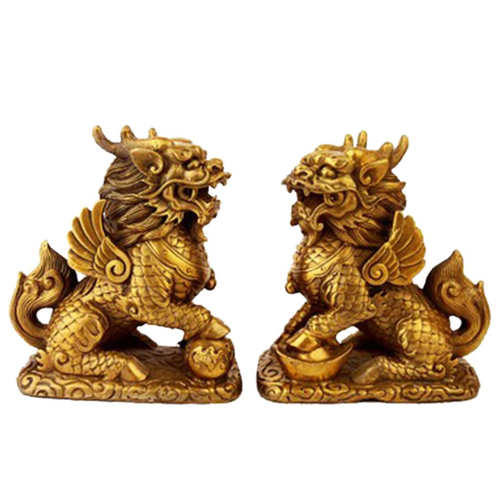 

Wealth Prosperity Pi Xiu/Kylin Statues Best Housewarming Gift China Mainland