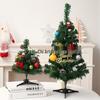 Mini 30cm Christmas Tree Set: PVC Desktop Decoration with Ornaments