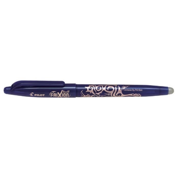 Pilot Stylo Roller FRIXION BALL 10, Bleu 0,000000 Noir