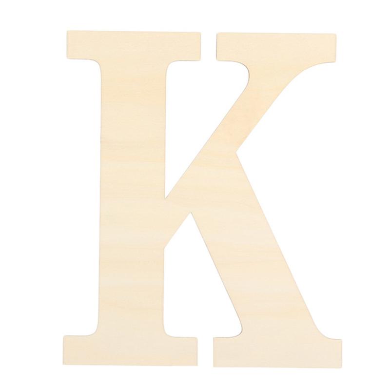 30cm Wooden Letters For Wall Decorations Crafts Nursery Kids Baby Room Alphabet Name DIY Word Wedding Party Art Home Decor