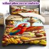 Animal Beach Vacation Pattern Bedding,Quilt Set Quilt Cover Pillowcase Home Birthday Gift (1*duvet cover+2*pillowcase,without core)