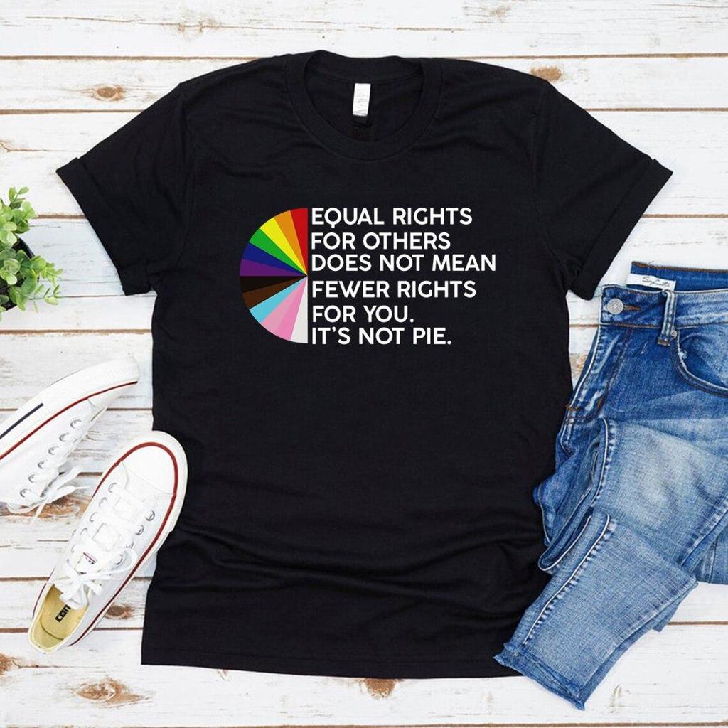 Equal Rights for Others Does Not Mean Fewer Rights for You Shirt It's Not Pie Shirt LGBT Rainbow T-shirt Gay Pride LGBTQ Tshirt
