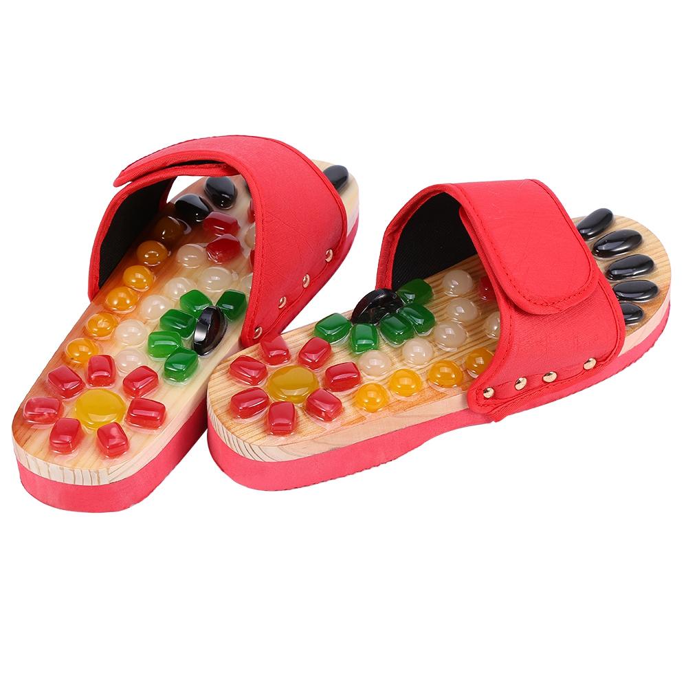 

Массажные тапочки Оздоровление Активизация кровообращения Расслабление стоп Массажные туфли Красные 39 красный