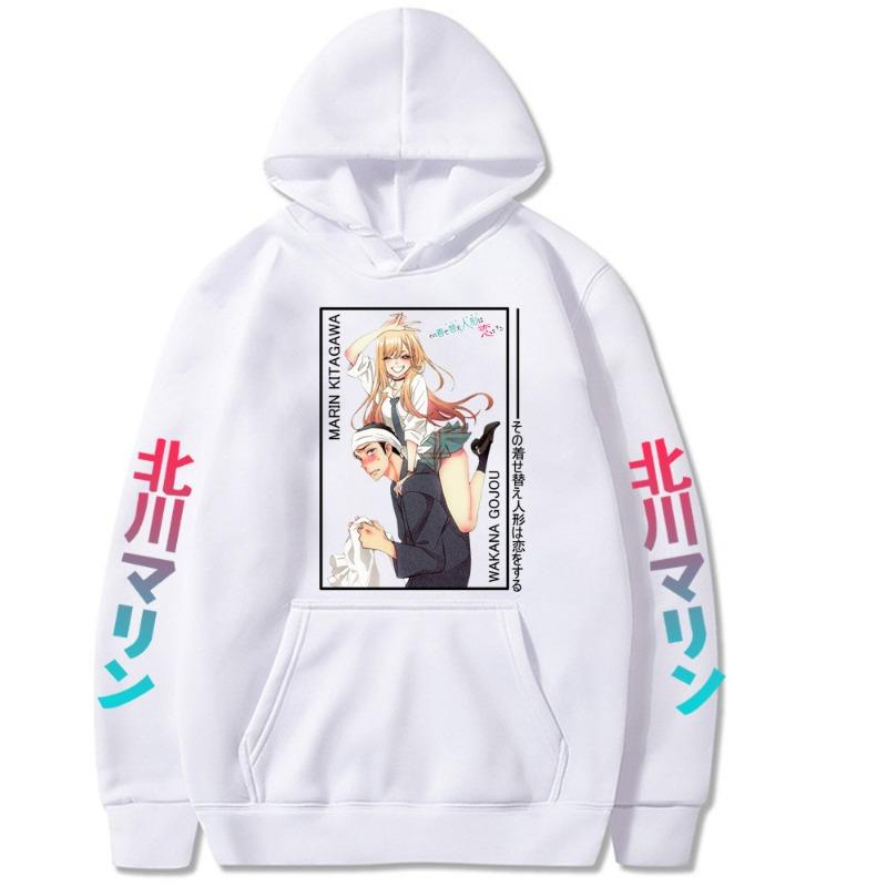 Kitagawa Marin Gogyo Shun Japanese Animation Hoodie Design Men's Women's Sweatshirt Fleece Oversized Couples Streetwear Hoodies