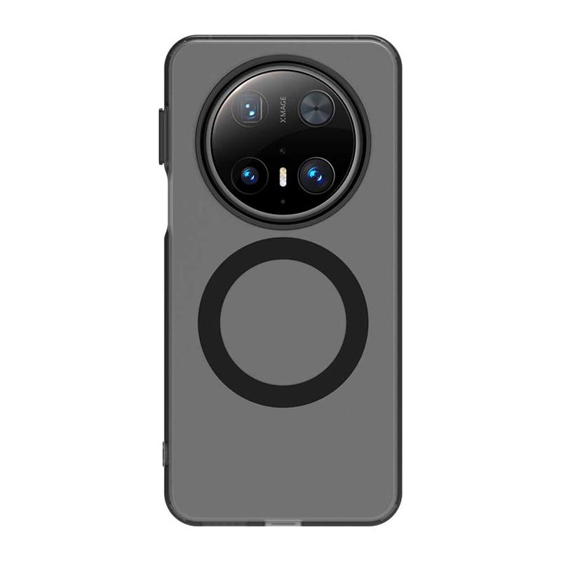 

For Huawei Mate 70 Case Huawei Mate 70 Pro Plus Cover Magnetic Matte Bumper Shield Protective Phone Cases On Mate 70 Pro Funda For Huawei Mate 70 чёрный