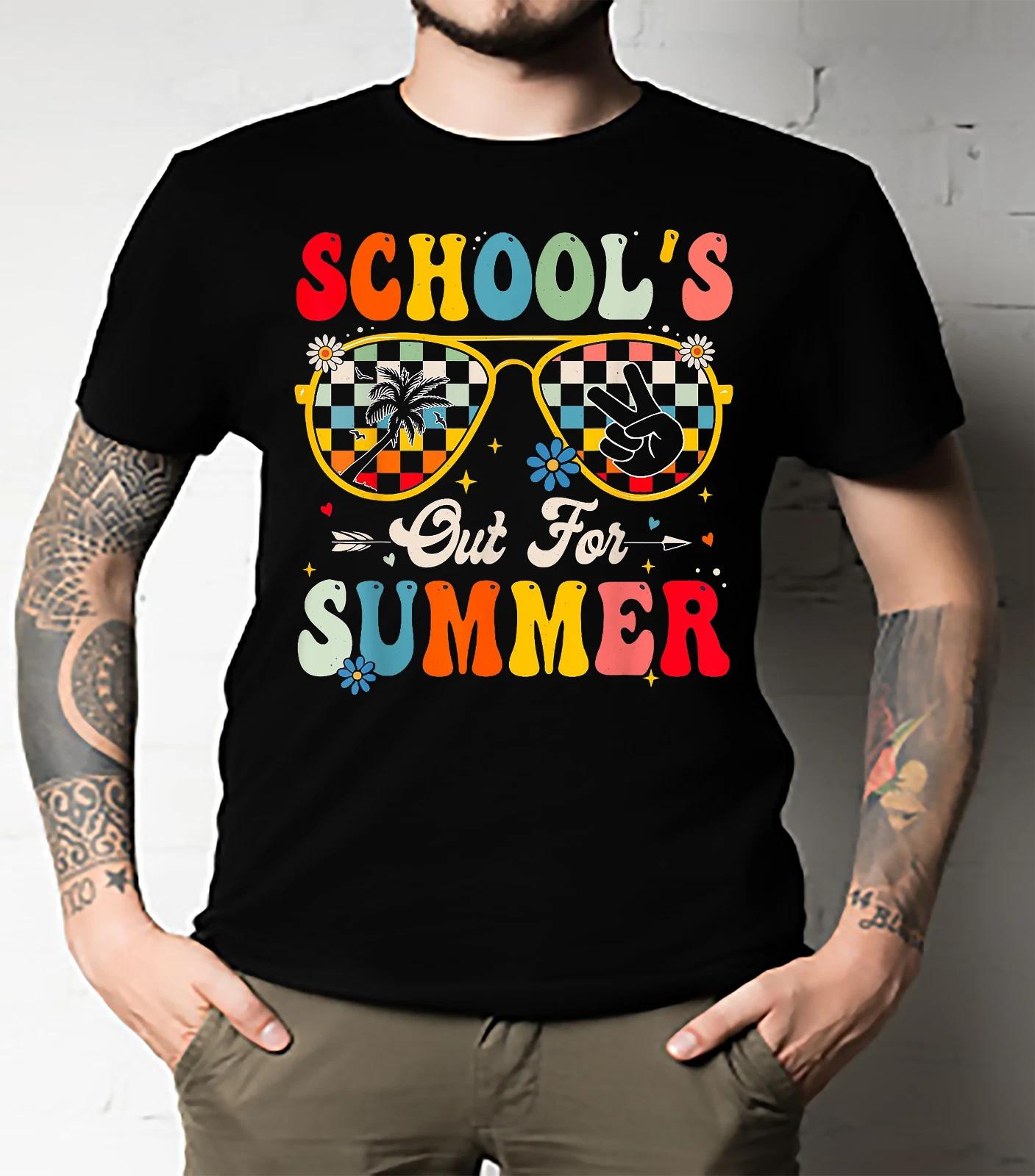 Men s and Women s T-shirts Funny Summer Teacher Shirt For School Classic S