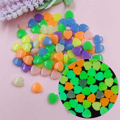 100 Stück Schmuckherstellung Vollfarbe für Halskette Armband Ohrringe Kreative Handgefertigte Materialien Acryl Liebe Lose Perlen Geleefarbe