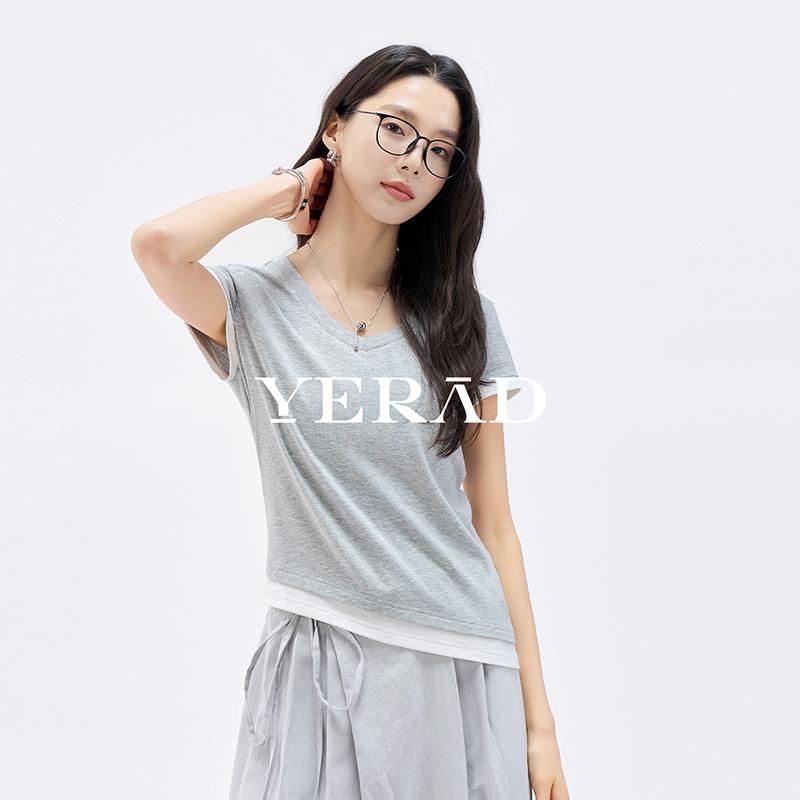 Commuting versatile short-sleeved T-shirt for women