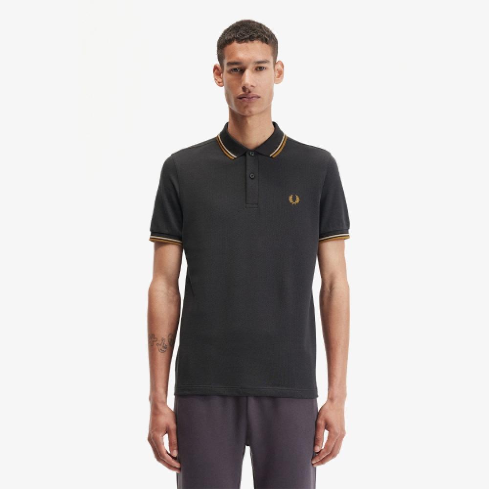 Fred Perry [m3600] Pánská polokošile Fred Perry s dvojitým lemováním U93 Afpm2413600 U93