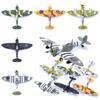 Airplane Model Fighter Assemble Blocks Hurricane Fighter Airplane Building Model Toy for Kids