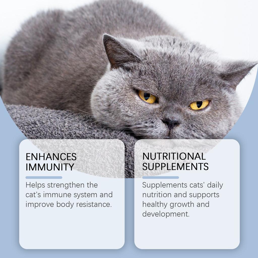 Pet Supplements, Cat Nutrition Liquid To Enhance Immunity And Vitality, Pet Nutrition Supplement Drops,50ml