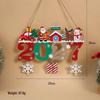 2027 Wooden Christmas Ornaments: Creative Santa Claus & Snowman Pendants for Trees
