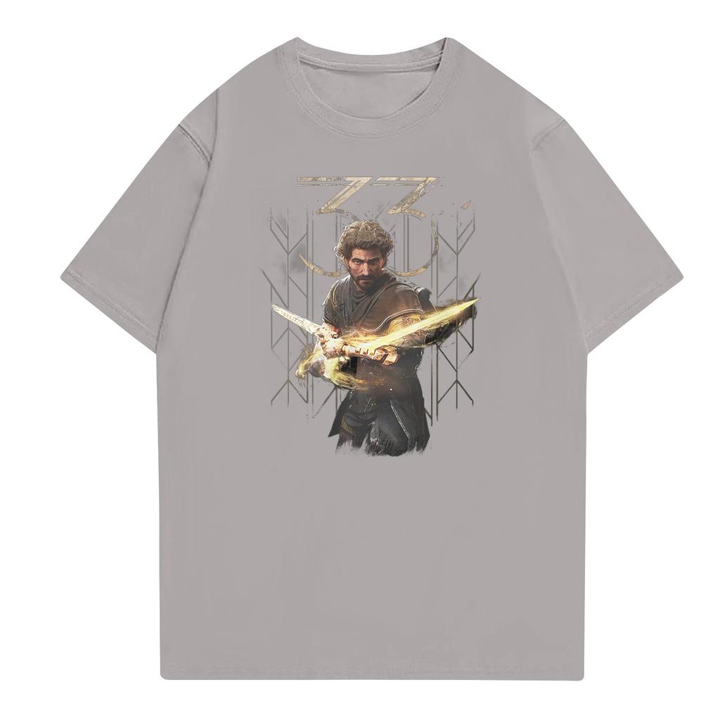 Modische Aldult Rundhals Kurzarm Arbeitskleidung Bedruckte Oberteile Für Sommeroberteile