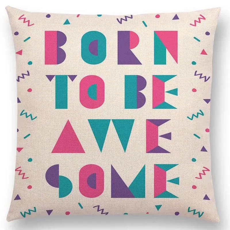 Cartoon Sofa Überwurf Kissenbezug Bunte Tiere Vogel Katze Reh Pfau Eule Blumen Lied Kissenbezug