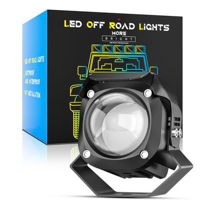 Motorkerékpár vezetőlámpa 15W 6500K 6000LM motorkerékpár segédlámpák kerek led ködlámpák 1db a
