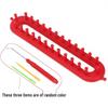 Handmade Yarn Knitting Machine: Scarf, Hat, Sweater DIY Tool with Tutorial