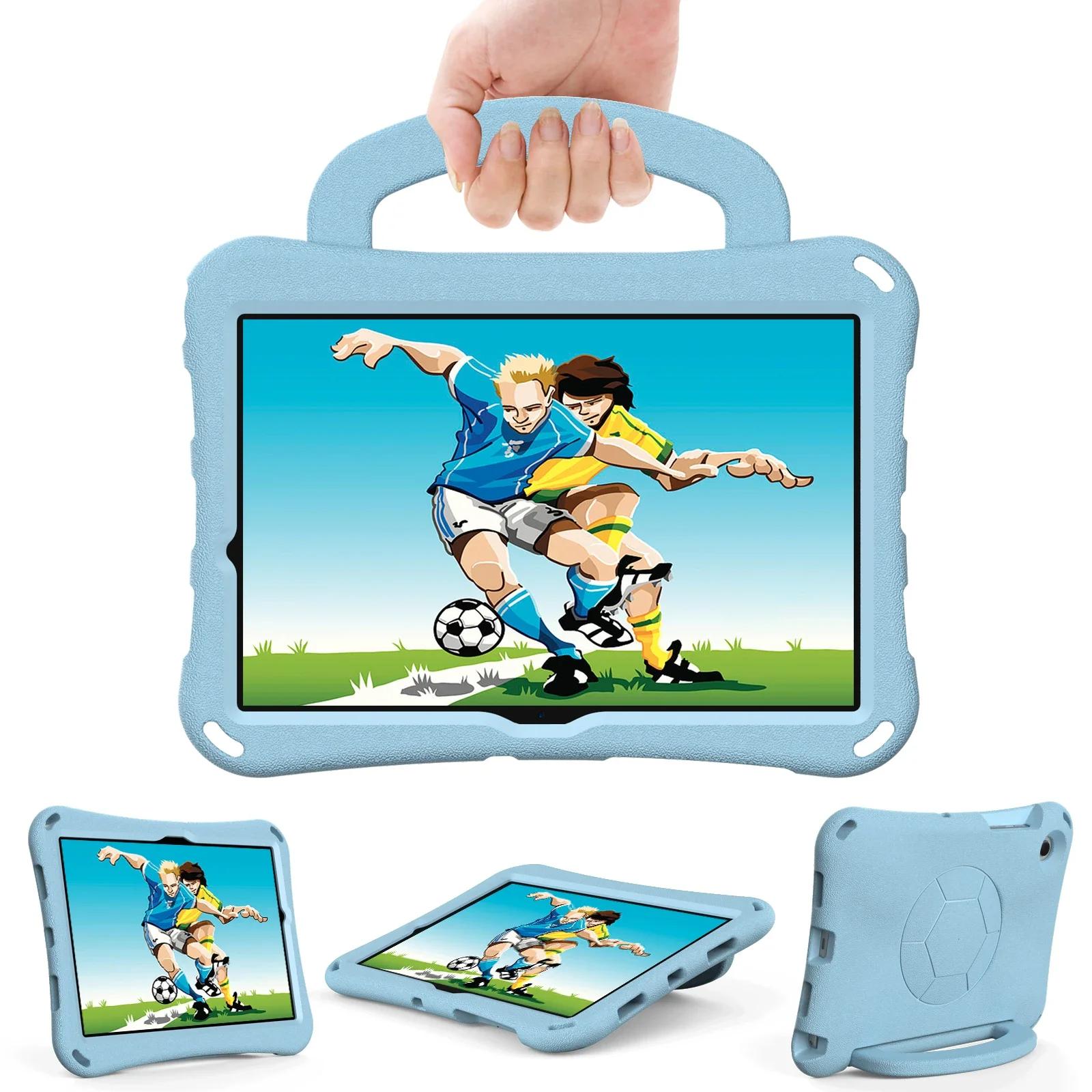 Étui pour Samsung Galaxy Tab A9 Plus 11  X210 A9 8.7 S9 FE X510 11 pouces S8 S7 A8 10.5 A7 Lite Football Enfants Housse de Tablette EVA Tab A9 8.7 inch
