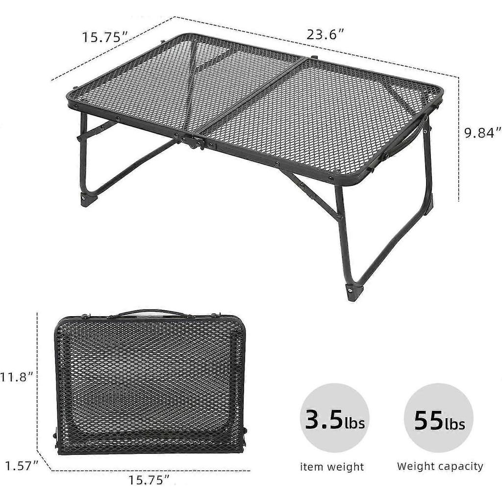 Rock Cloud Portable Camping Table Ultralight Aluminum Frame for Camping Hiking Backpacking Outdoor Picnic