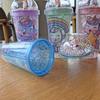 New High-value Unicorn Straw Cup,Portable Cartoon Plastic Water Cups, Double-layer Glitter Crushed Ice Cup, Holiday Gift Tea Cup