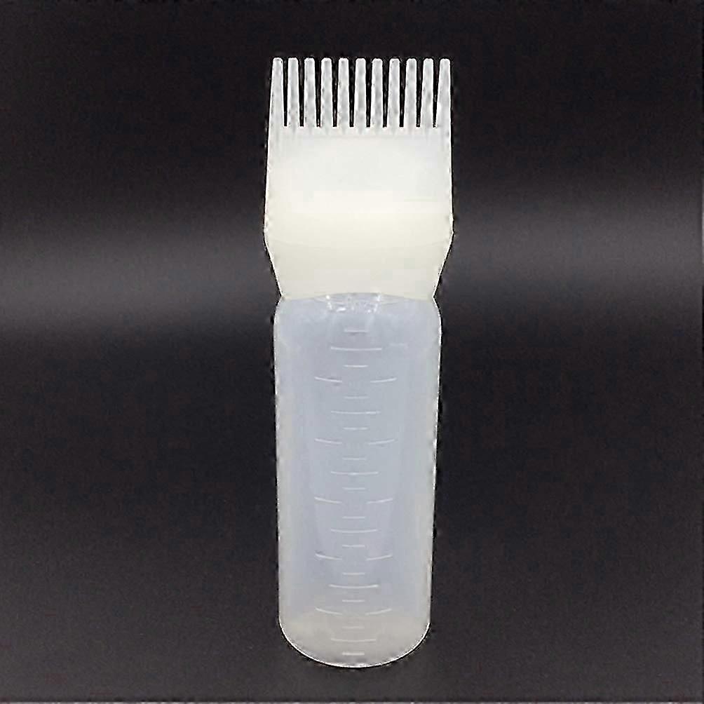 3pcs Comb Applicator Bottle Hair Color Brush Applicator Hair Dye Bottle With Comb And Graduated Scale
