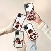 Cute M-monchhichis-s For IPhone 16 15 14 Plus 13 12 11 Pro Max X XS MAX Translucent Matte Shockproof Cover